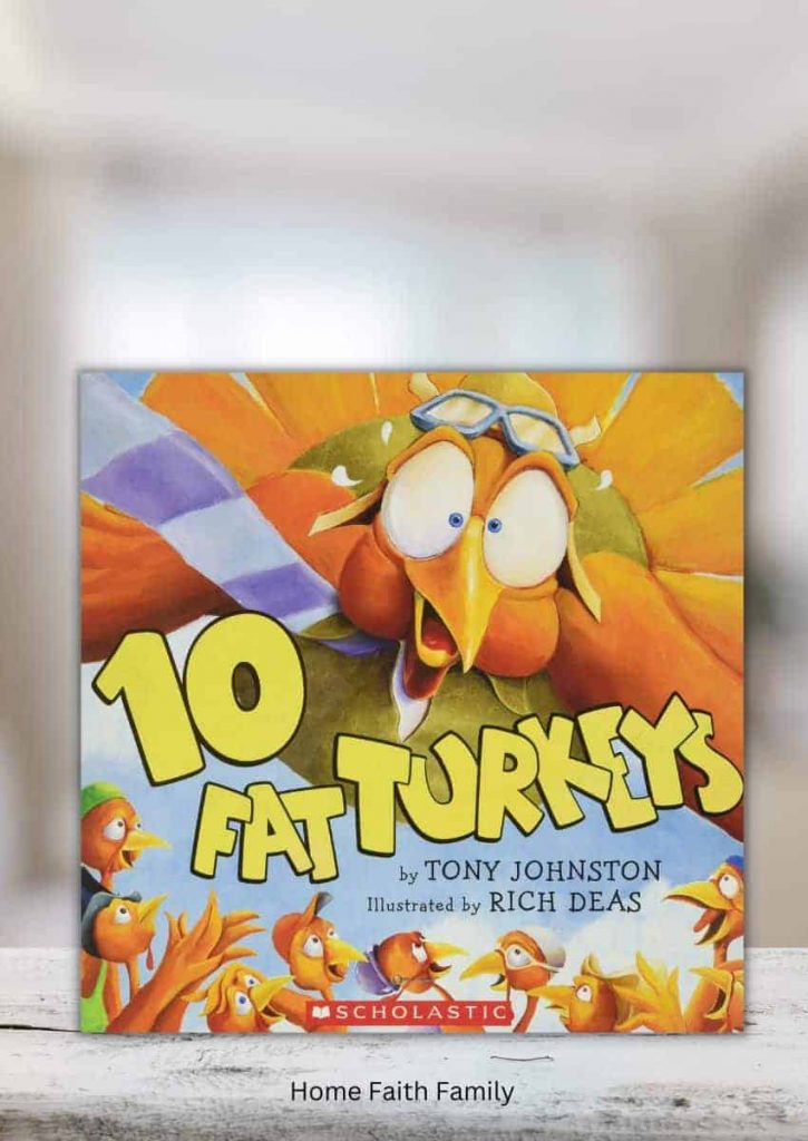 10 Fat Turkeys thanksgiving preschool book