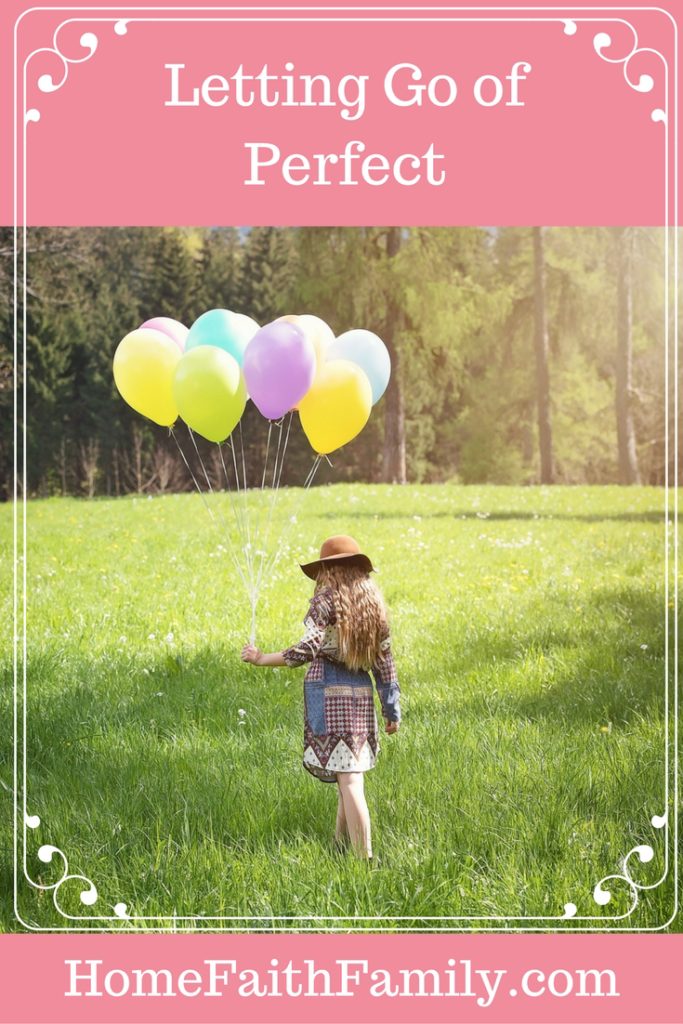 Letting Go of Perfect | Do you ever feel weighed down by the burden of always feeling like you have to be perfect? I will be the first to admit, I am a perfectionist. Read on to discover what I learned about what being "perfect" really means. Click to read.