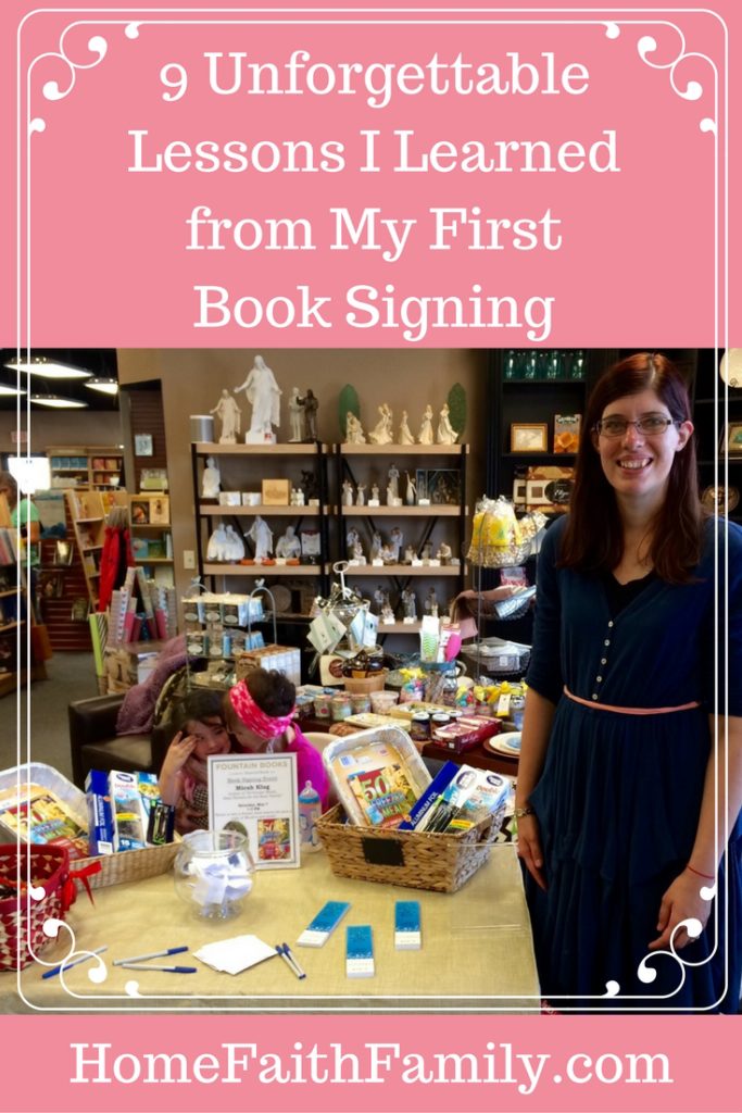 9 Unforgettable Lessons I Learned from My First Book Signing | These 9 unforgettable lessons I learned at my first book signing will help you be a pro. #9 is especially important to your success (learn from my mistake). Click to read.
