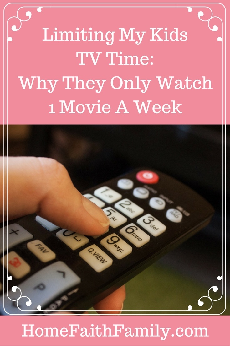 Are you wanting to limit your kid's tv time, but don't know where to start? Limiting my kids TV time has been the best! Here are 5 reasons why they only watch 90 minutes of television a week. Reason #3 was our main reason for starting. Click to read!