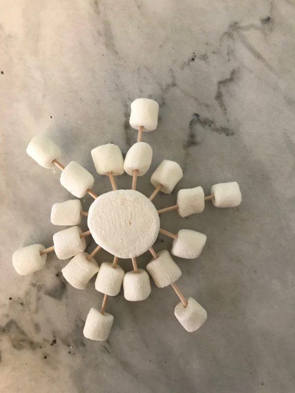 DIY Marshmallow Snowflakes Home Faith Family