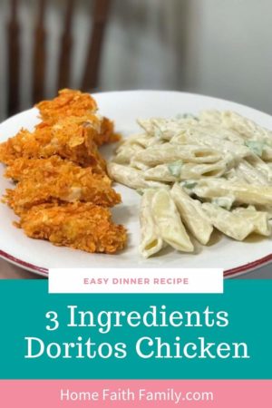 You're going to LOVE this easy family dinner recipe. With only 3 ingredients, this Doritos children recipe is perfect for those busy nights. #familydinner #recipes #yummy