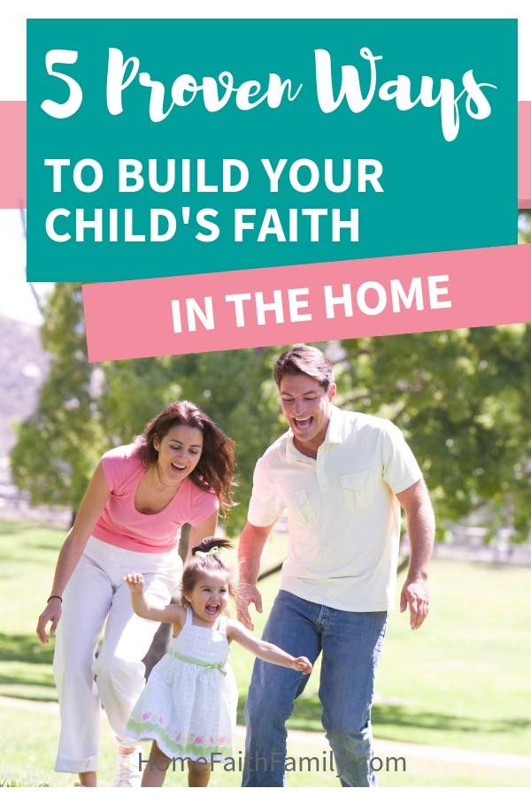 Building faith at home and creating a Christ-centered child doesn't have to be as overwhelming as you think. Helping our kids find faith, learn to pray, and to love Jesus is just the beginning. In an ever-increasing pessimistic world, here are proven ways to build your child's faith in your home. #faith #Jesus #Christian #kids #parentingtips