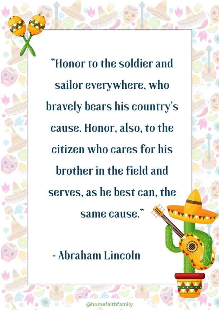 Abraham Lincoln cinco de mayo quotes