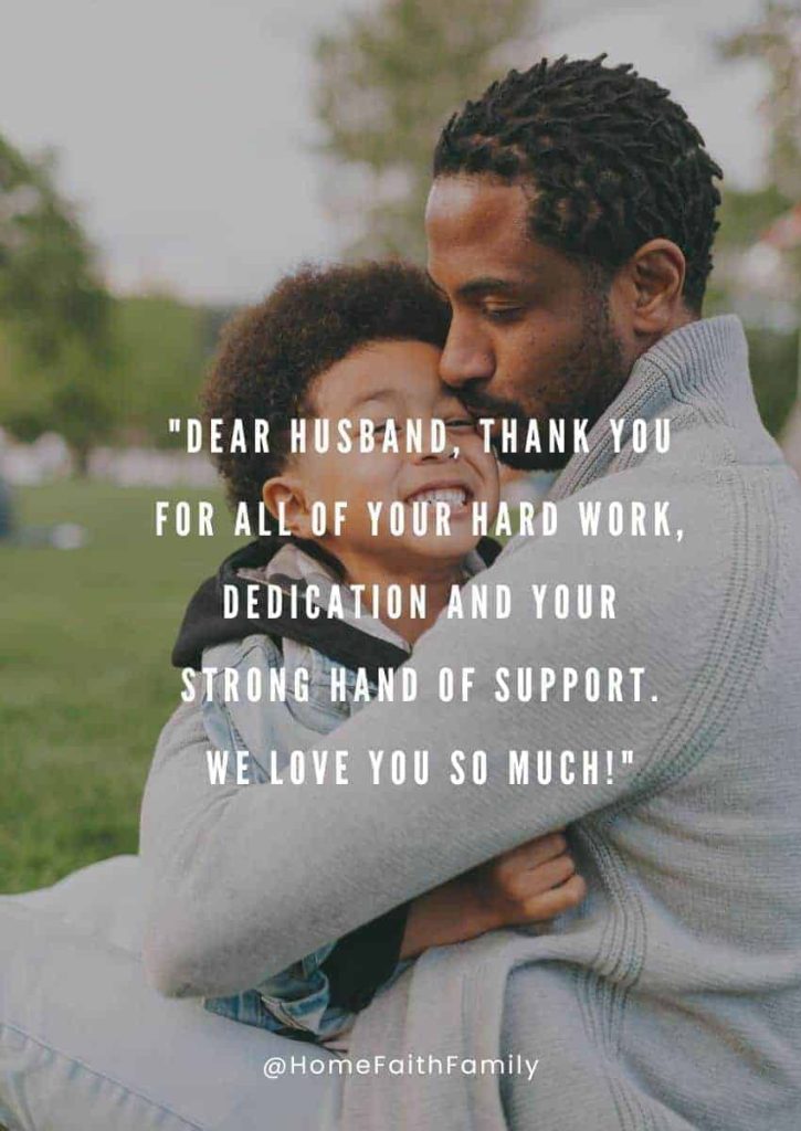 Appreciation Father's Day Messages To Husband