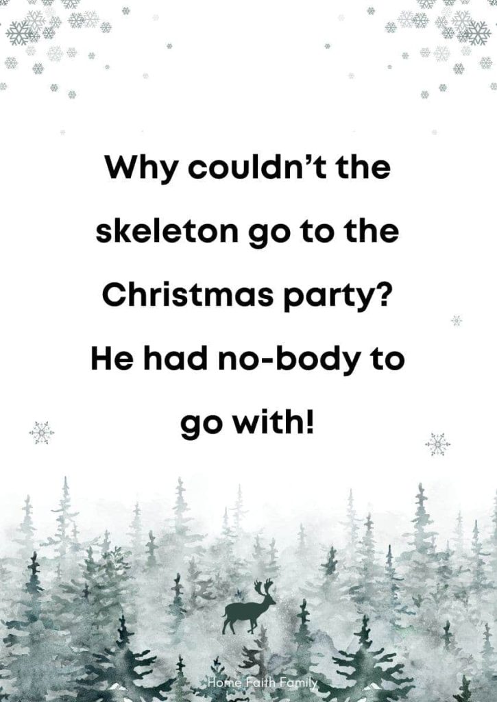 Best dad jokes for Christmas.