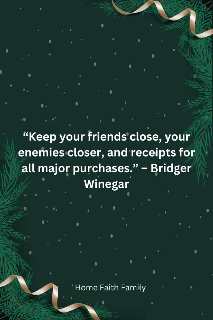 Bridger Winegar funny Christmas message