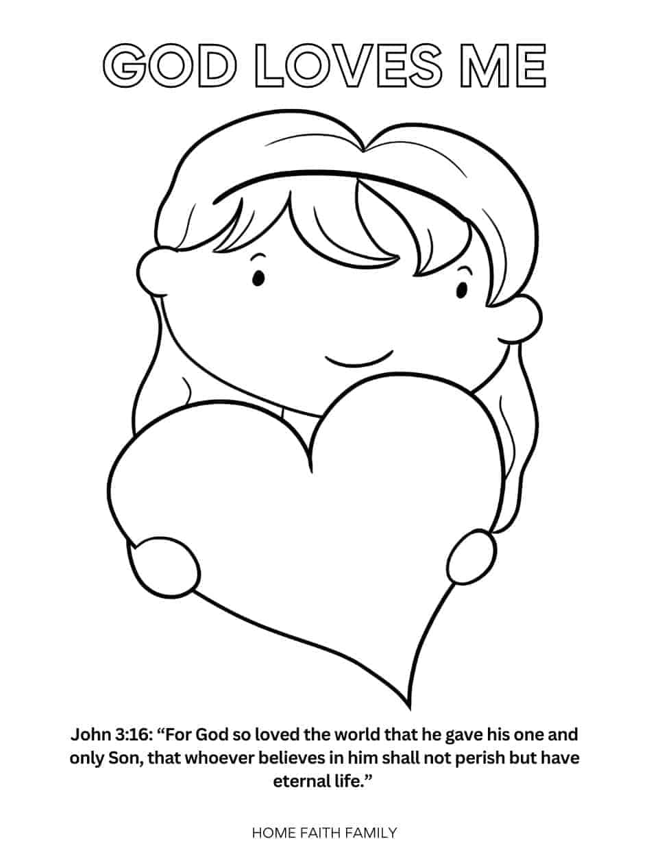 15 Free Christian Valentines Day Coloring Pages For Kids - Home Faith ...