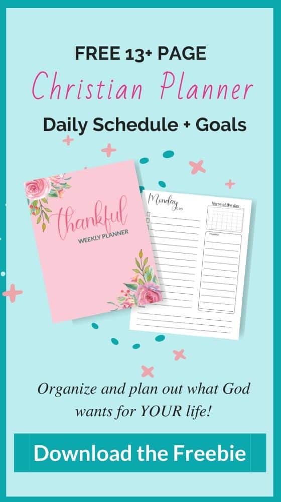 Christian weekly planner