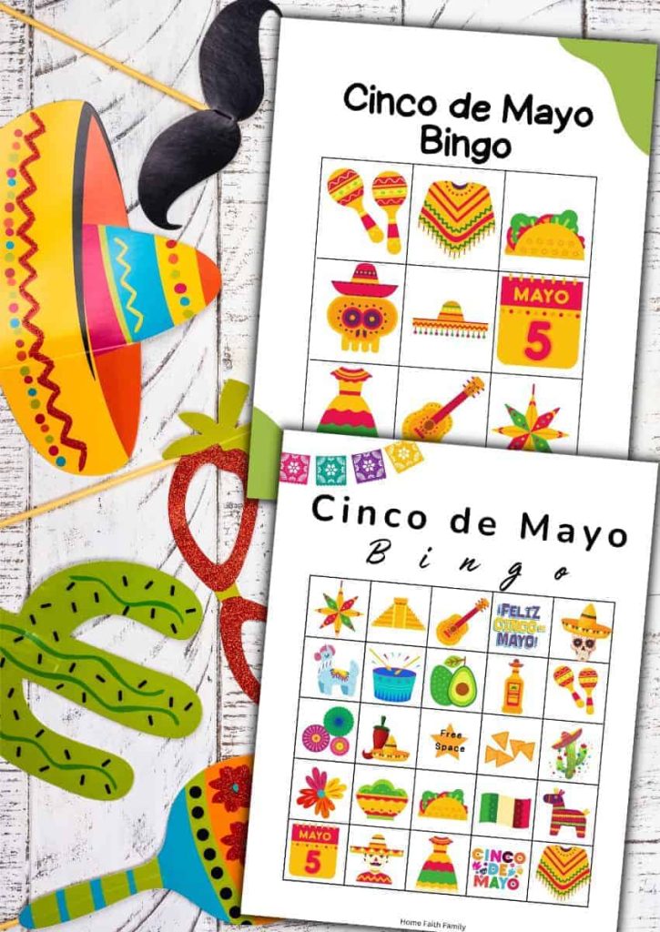 Cinco de Mayo Bingo free pdf file