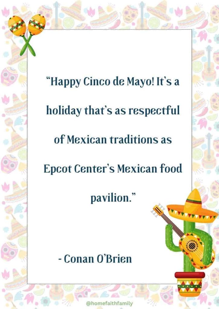 Conan O’Brien cinco de mayo quotes