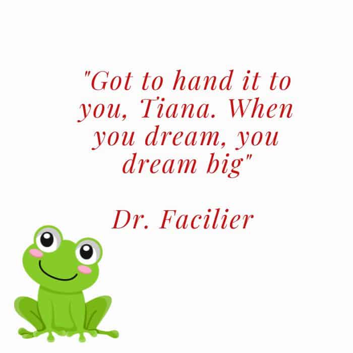 Dr Facilier quotes from the princess and the frog.