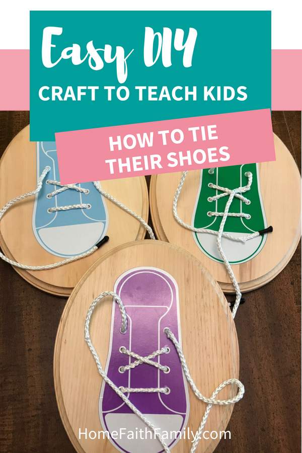 How to teach a child to tie store their shoes