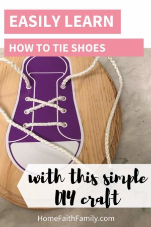 Teach Your Kid How To Tie Their Shoes With This Simple DIY Craft - Home ...