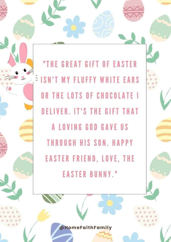 Easter Messages From The Easter Bunny