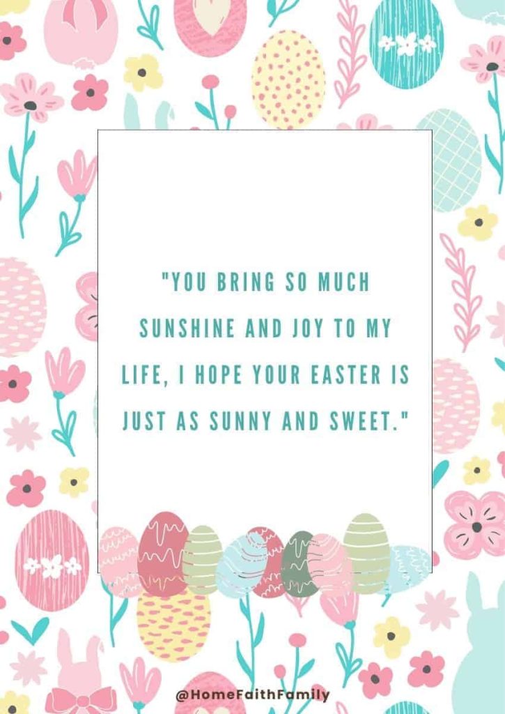 Easter Text Quotes To Your Boyfriend