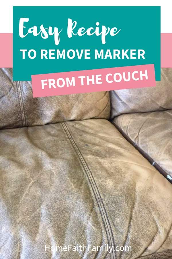 Do you have an artist in your family who loves to color on everything but paper? I completely understand. I have one too. But, don't worry, I have you covered. The recipe to remove marker from the couch is only 3 basic household ingredients already found in your home. Click to get the recipe.