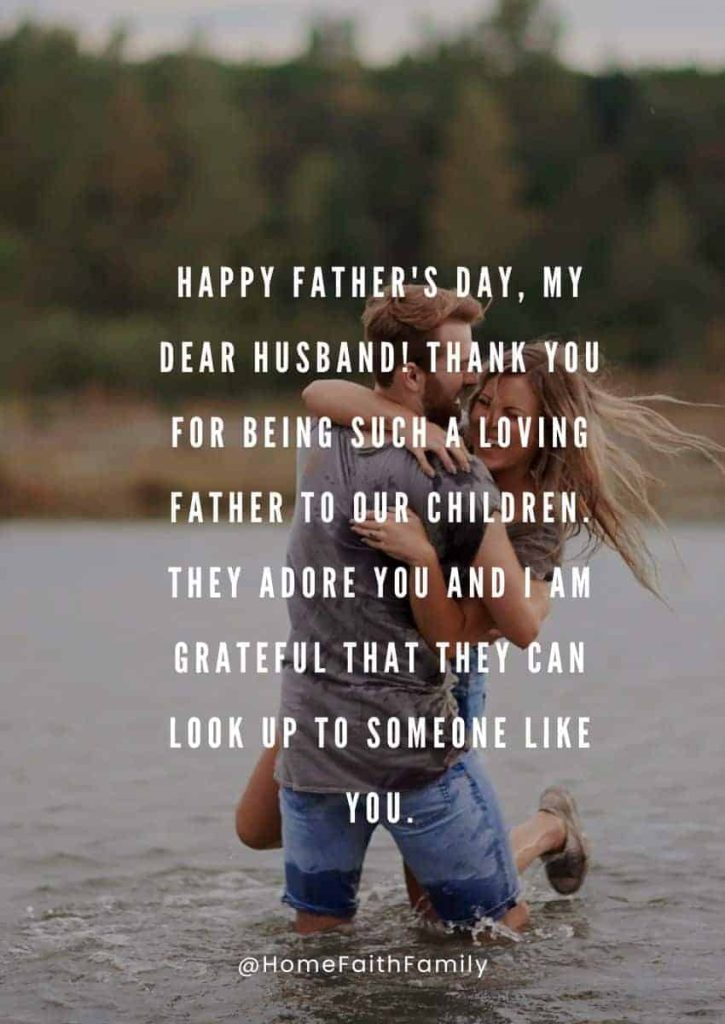 Father's Day Greetings To A Loving Husband