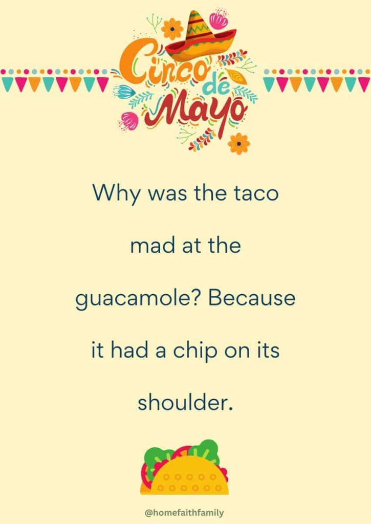 Guacamole cinco de mayo jokes for kids