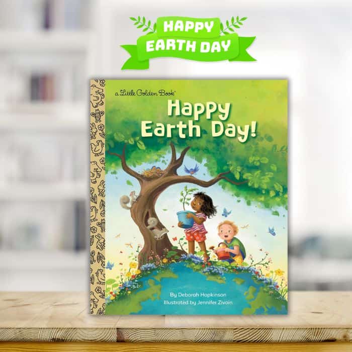 Happy Earth Day by Deborah Hopkinson (Part of a Little Golden Book)