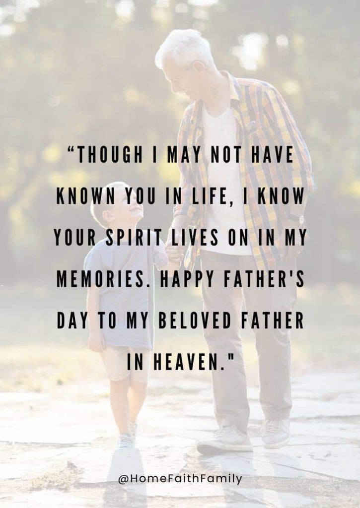 Happy Father's Day Quotes In Heaven