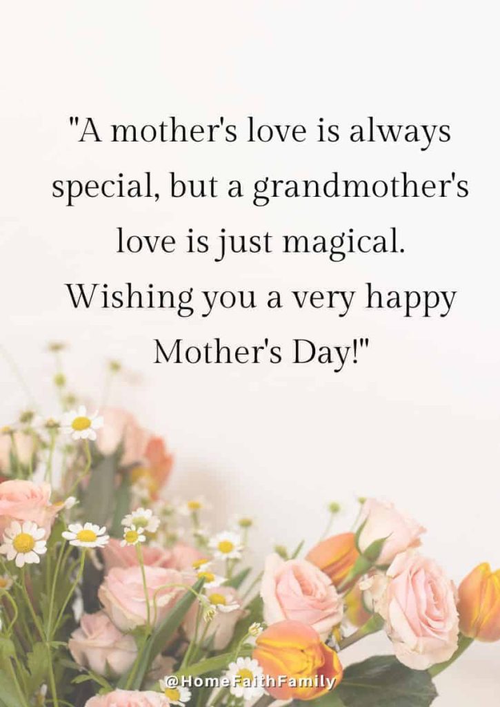 Happy Mother's Day Wishes To The Best Grandmother