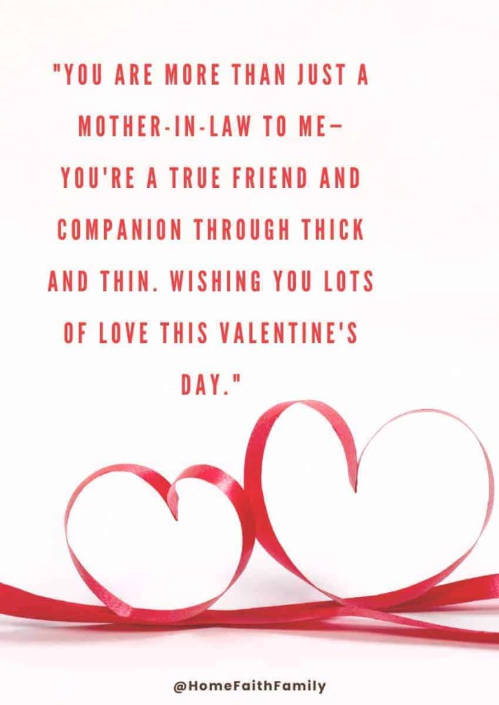 Happy Valentine's Day Mother-In-Law Messages