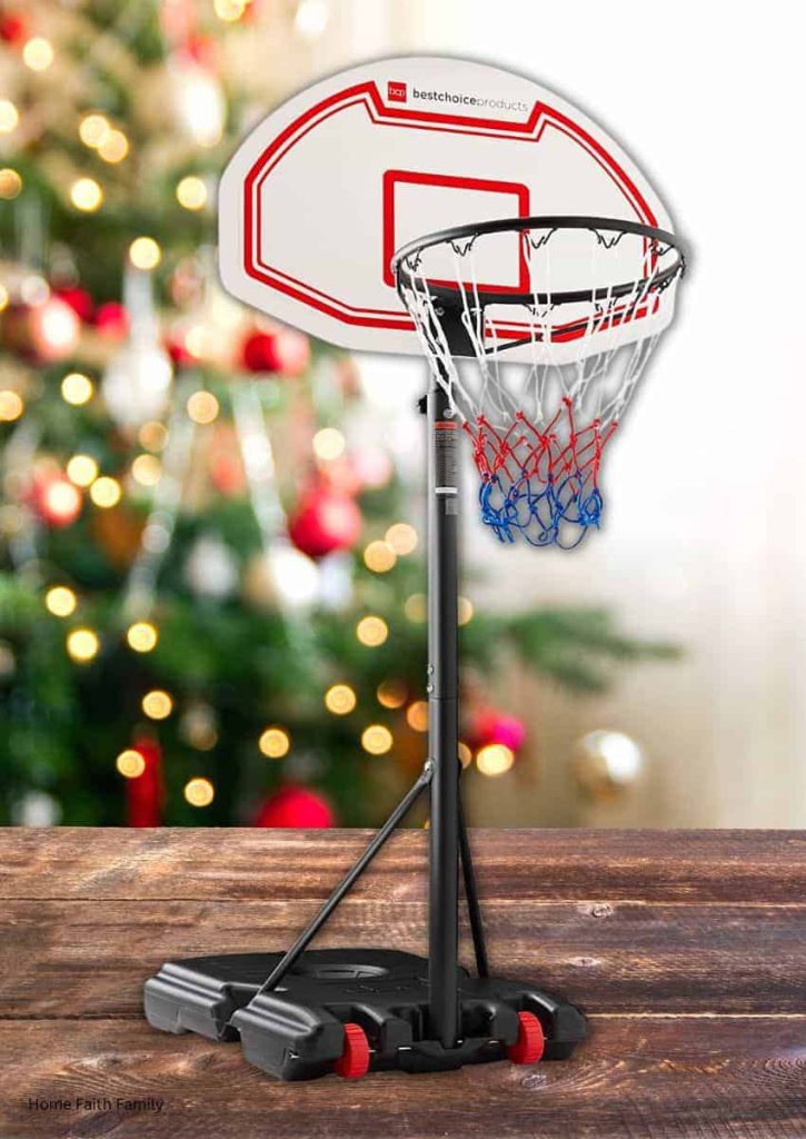Height Adjustable Basketball Court Hoop