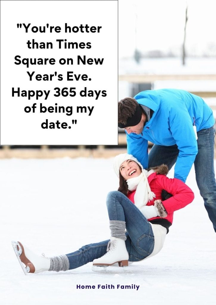 A man helping a woman pick herself back up after falling from ice skating. 