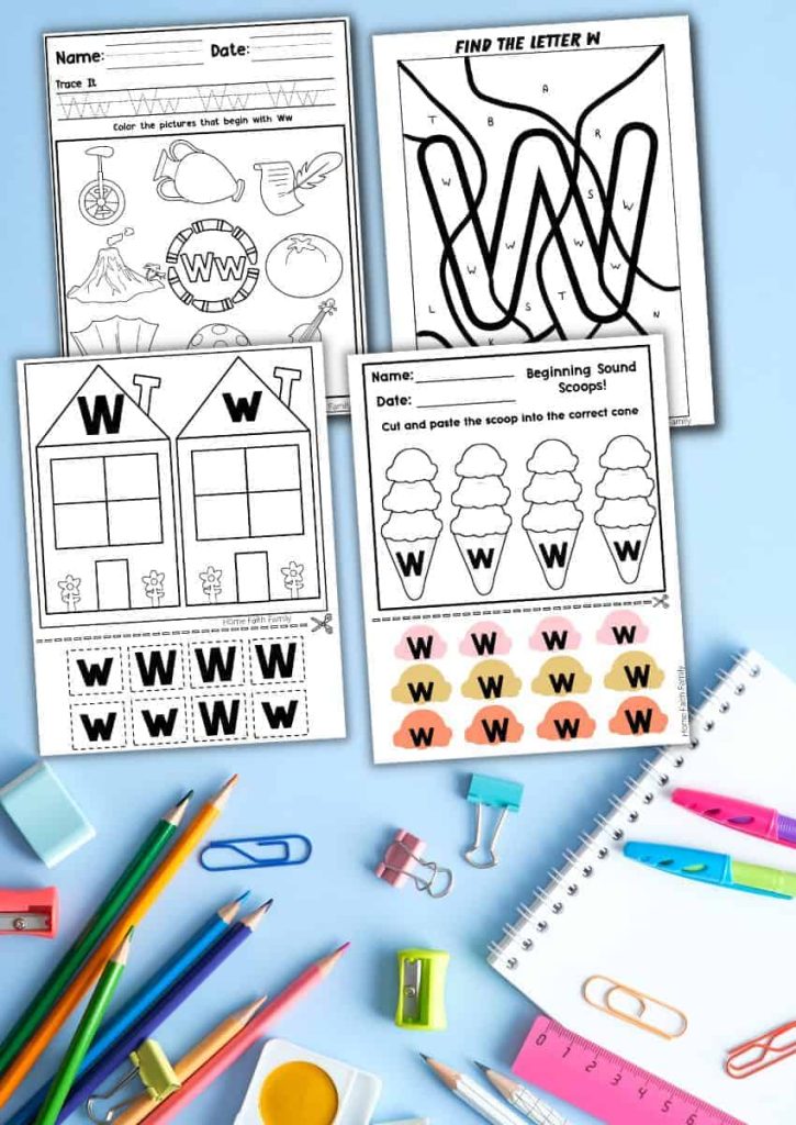 How To Teach The Letter W To Preschoolers