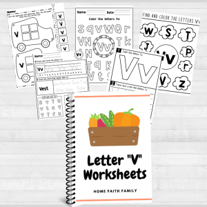letter v activities and worksheets for preschoolers.