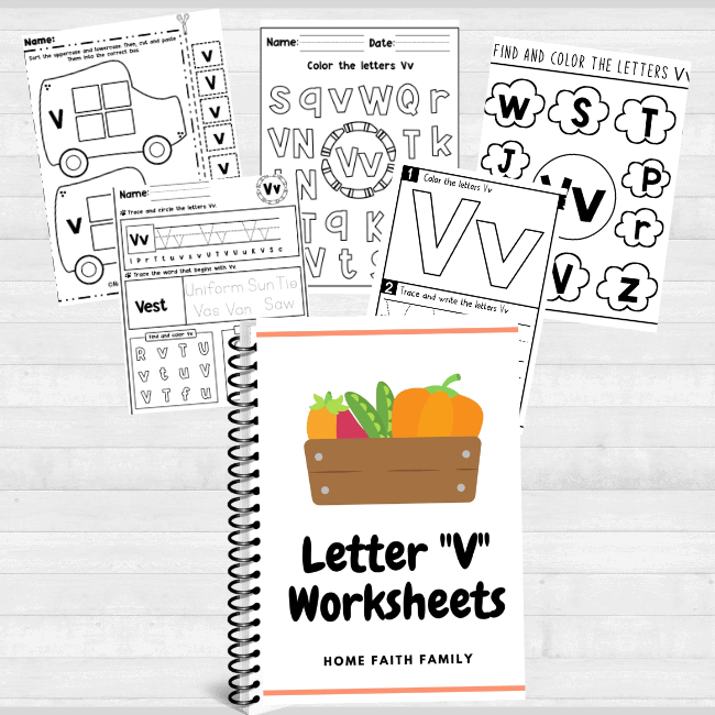 learning is fun with these free letter v worksheets for preschool home faith family