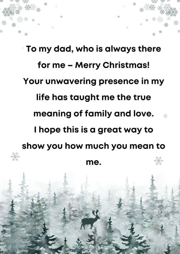 Merry Christmas Quotes For The Best Dad Ever.