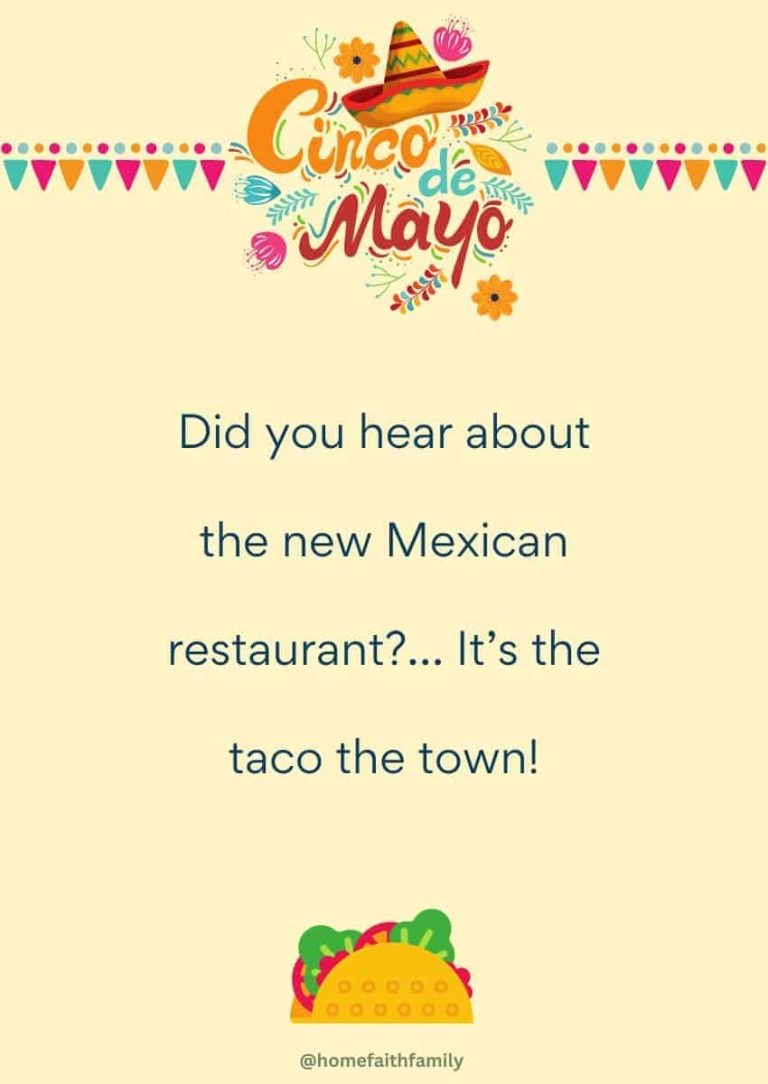 102 Best Cinco de Mayo Jokes For Kids That Are Funny Home Faith Family
