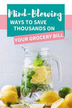You can save thousands on your grocery bill each year as you provide food for your family and live frugally. | save money ideas | save money tips | grocery shopping tips | frugal living ideas | diy frugal living