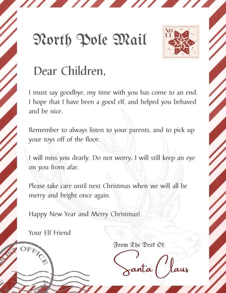 Official letter from the north pole