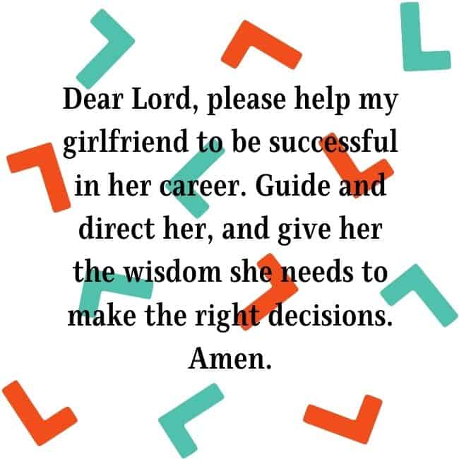 Prayer for girlfriend for wisdom