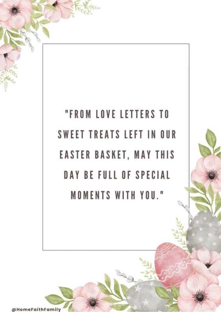 Romantic Easter Quotes For Him