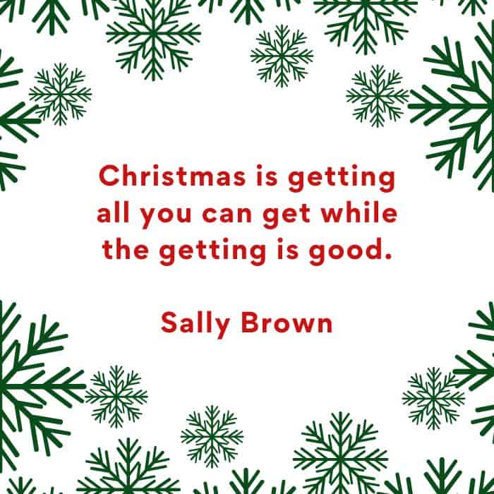 Sally Brown Christmas quotes.