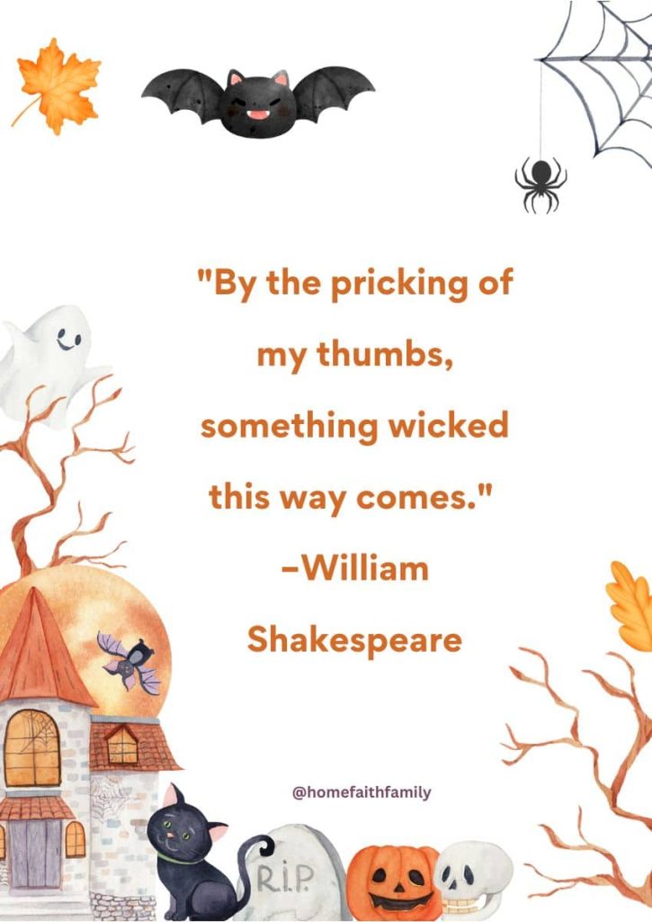 Scary Halloween Quotes For Fearless Children