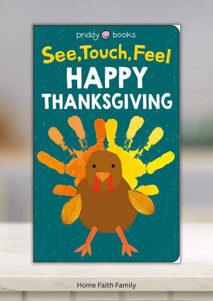 See, Touch, Feel: Happy Thanksgiving thanksgiving preschool book