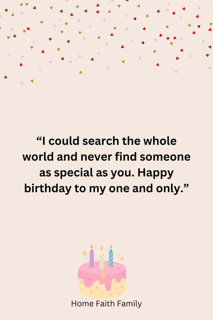 Special Birthday quotes For The Love of Your Life