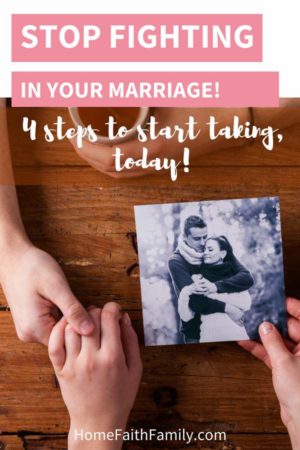 You need to stop fighting in your marriage, especially when there is a lack of communication in your relationship. But how? I want to share 4 steps you can start taking today that will help you communicate better in your marriage and help improve your relationship. Keep reading to learn how. #married #marriage #marriagegoals #couples #couplesgoals | marriage rut, loveless marriage, marriage difficulties, reconcile marriage, fights in marriage