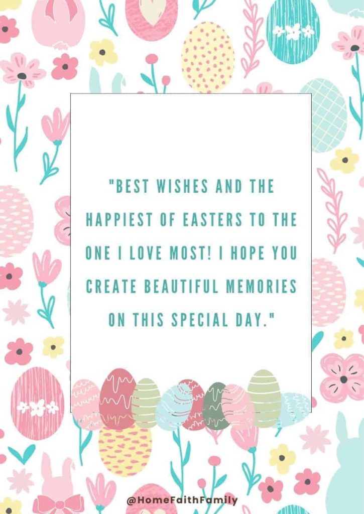 Sweet Easter Wishes For Your Boyfriend