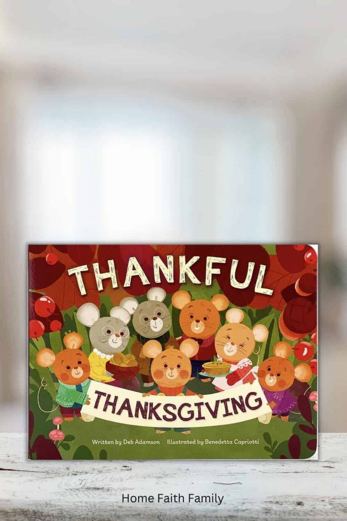 Thankful Thanksgiving preschool board book