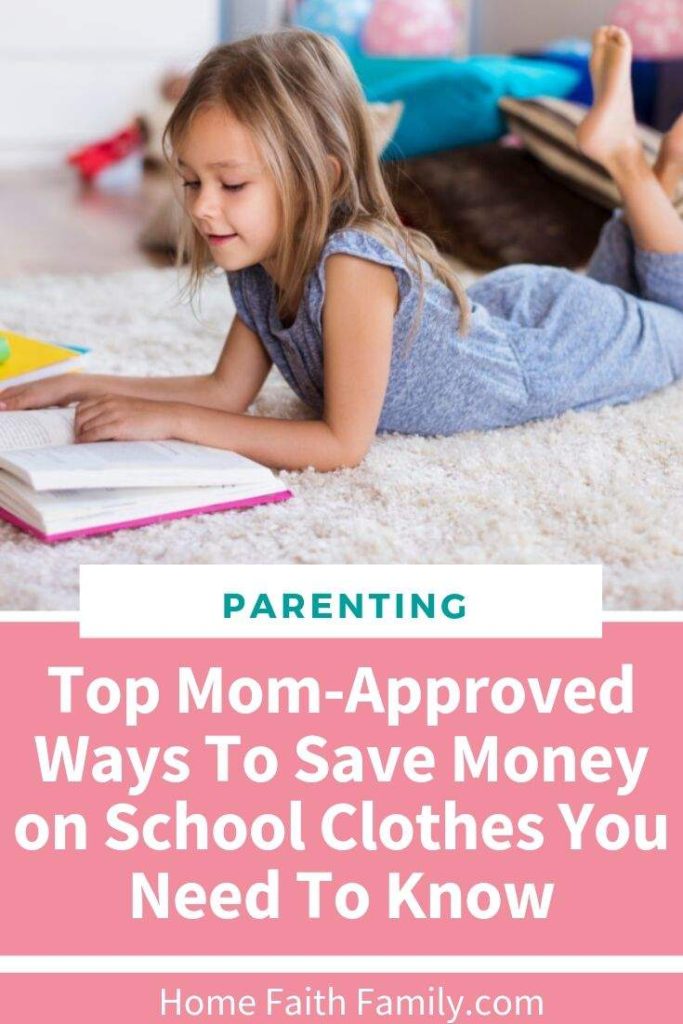 Trying to find modest back to school clothes without breaking your wallet? You're going to love these top ways to save money! #frugalliving #schoolclothes #kids