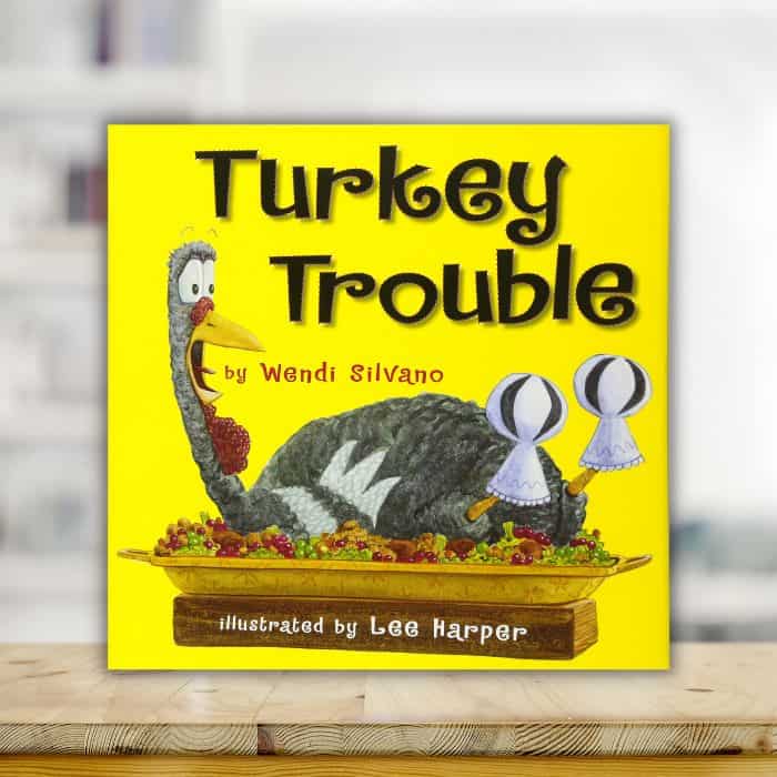 Turkey Trouble for Thanksgiving read alouds for kids.