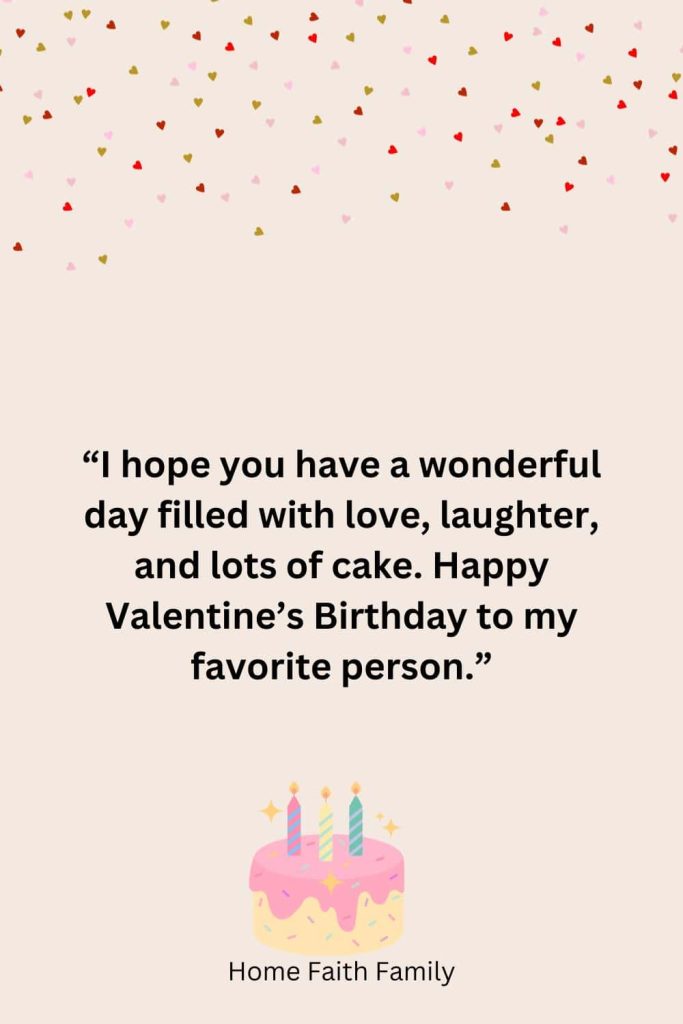 Valentine's Day Birthday Messages