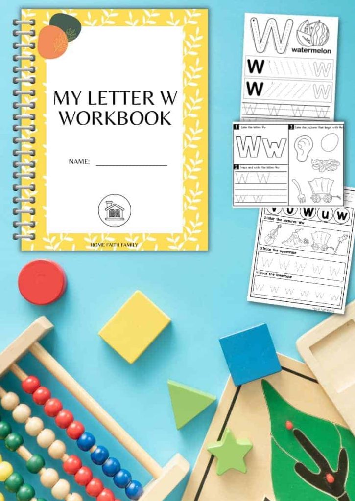 Writing the letter w worksheets for preschool