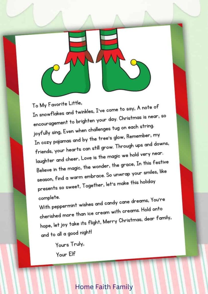 Elf On The Shelf Returning Letter 2024 Anne Giralda
